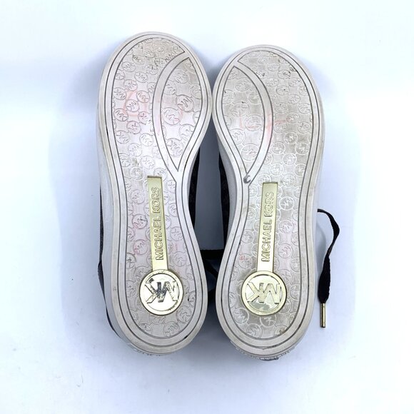 Michael Kors Womens Logo City Sneakers Shoes Brown Size 9.5M 001109 Lace Up - Picture 14 of 15